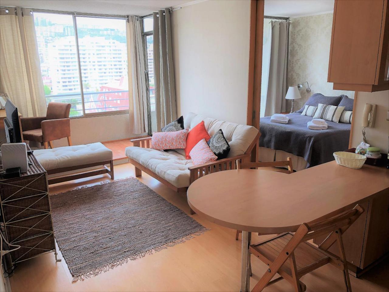 1201 Departamento Vs Centro Vina Apartment Vina del Mar Ngoại thất bức ảnh